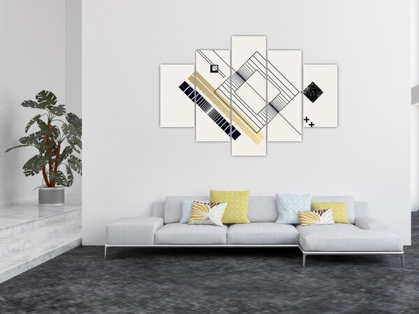 Slika - Geometrijski oblici N⁰6 (150x105 cm)