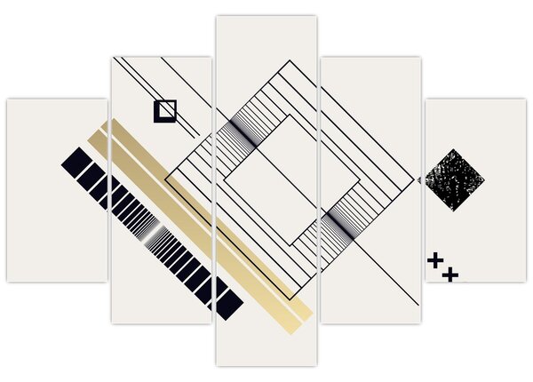 Slika - Geometrijski oblici N⁰6 (150x105 cm)