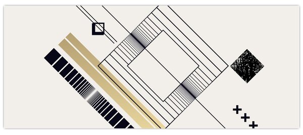 Slika - Geometrijski oblici N⁰6 (120x50 cm)