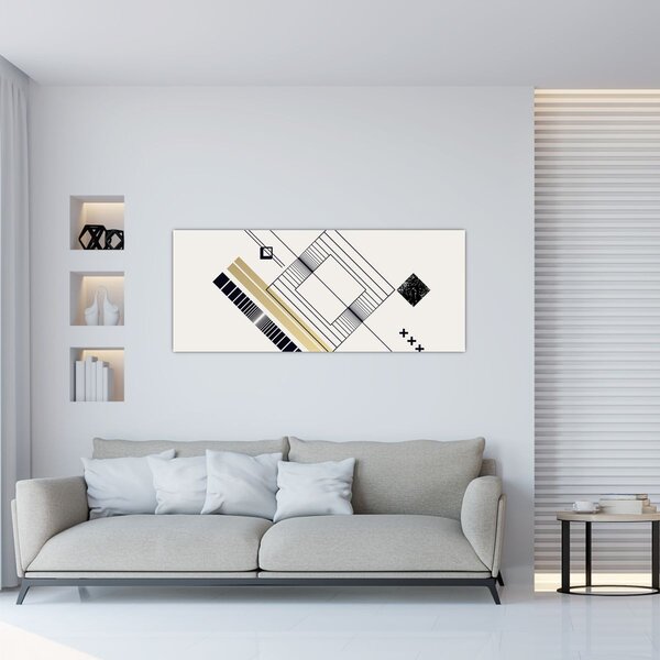 Slika - Geometrijski oblici N⁰6 (120x50 cm)