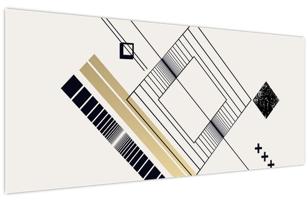 Slika - Geometrijski oblici N⁰6 (120x50 cm)
