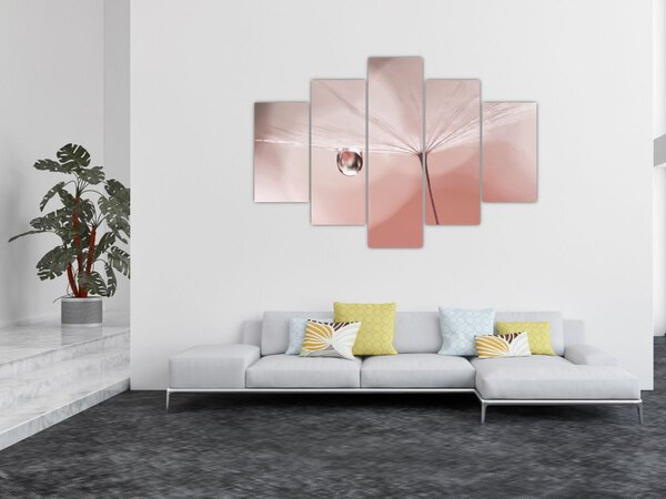 Slika - Kapljica rose (150x105 cm)