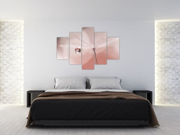 Slika - Kapljica rose (150x105 cm)