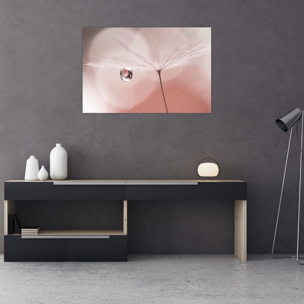 Slika - Kapljica rose (90x60 cm)