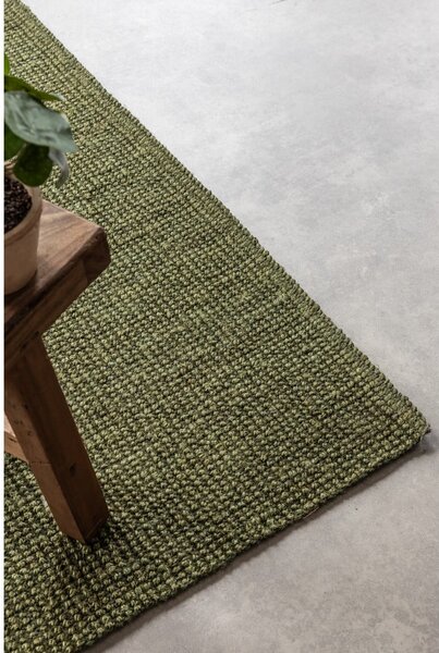 Kaki zeleni juteni tepih 60x90 cm Bouclé – Hanse Home