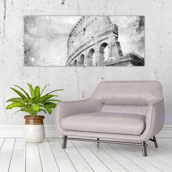 Slika - Stara razglednica grada N⁰1 (120x50 cm)