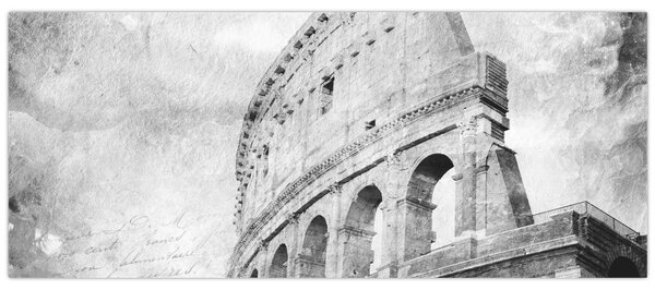 Slika - Stara razglednica grada N⁰1 (120x50 cm)