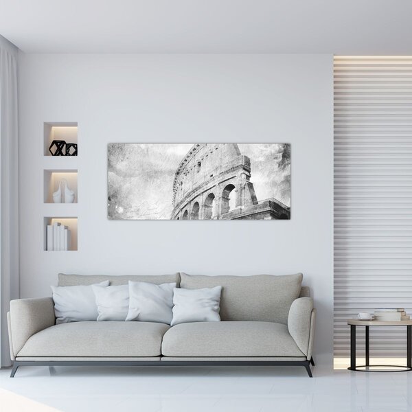 Slika - Stara razglednica grada N⁰1 (120x50 cm)