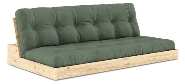 Zelena sklopiva sofa 196 cm Base – Karup Design