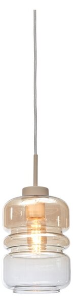Smeđa viseća svjetiljka sa staklenim sjenilom ø 15 cm Verona – it's about RoMi