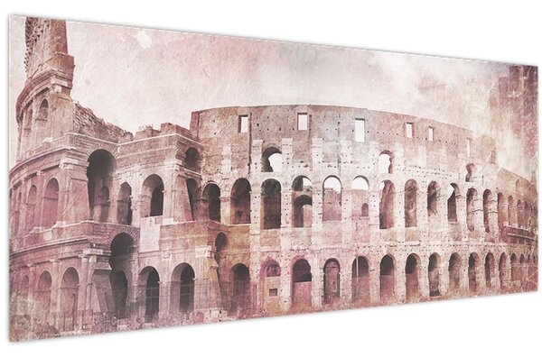 Slika - Stara razglednica grada N⁰2 (120x50 cm)