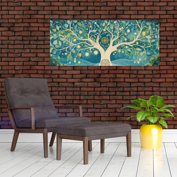 Slika – Magično drvo sa spiralama (120x50 cm)