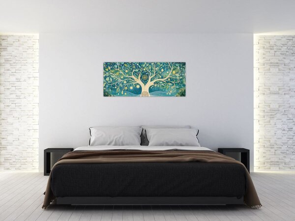 Slika – Magično drvo sa spiralama (120x50 cm)