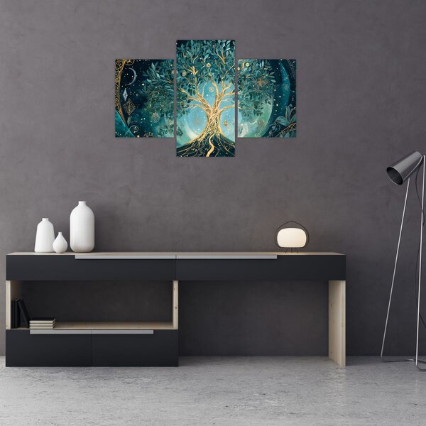 Slika – Drvo života u svemiru (90x60 cm)