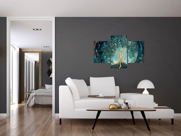 Slika – Drvo života u svemiru (90x60 cm)
