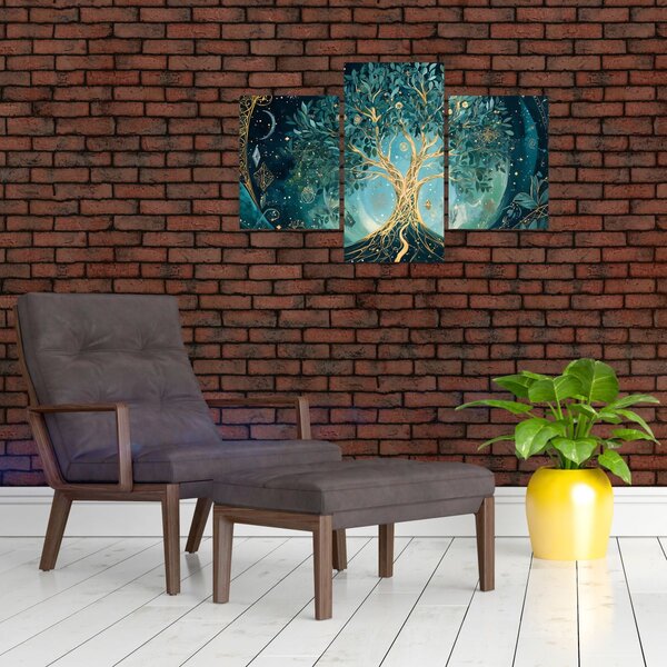 Slika – Drvo života u svemiru (90x60 cm)