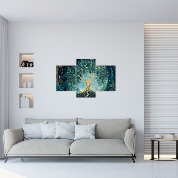 Slika – Drvo života u svemiru (90x60 cm)