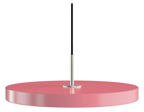 Ružičasta LED viseća svjetiljka s metalnim sjenilom ø 43 cm Asteria Medium – UMAGE