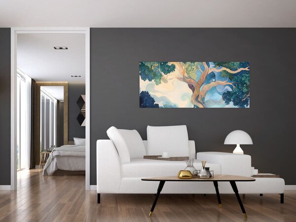 Slika – Svemirsko drvo (120x50 cm)