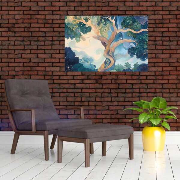 Slika – Svemirsko drvo (90x60 cm)
