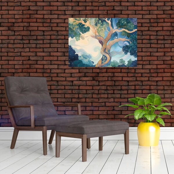 Slika – Svemirsko drvo (70x50 cm)
