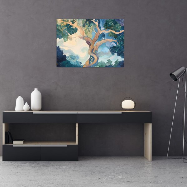 Slika – Svemirsko drvo (70x50 cm)