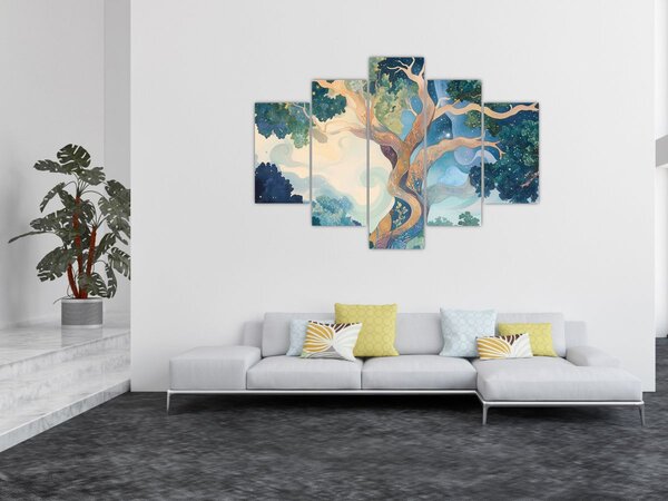 Slika – Svemirsko drvo (150x105 cm)