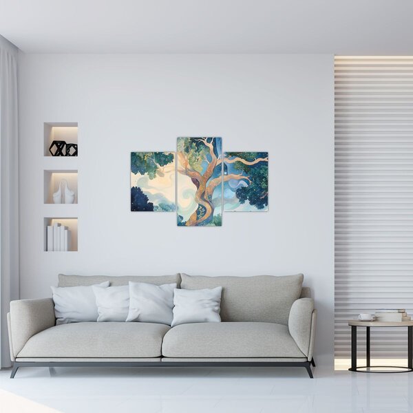 Slika – Svemirsko drvo (90x60 cm)
