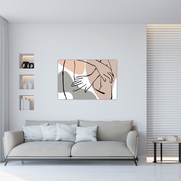 Slika - Linija ženskog tijela N⁰2 (90x60 cm)