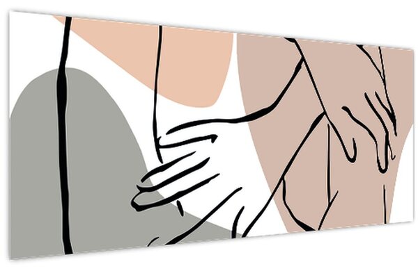 Slika - Linija ženskog tijela N⁰2 (120x50 cm)