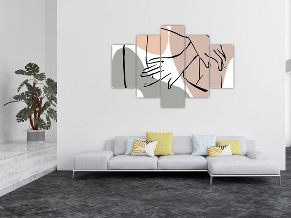 Slika - Linija ženskog tijela N⁰2 (150x105 cm)