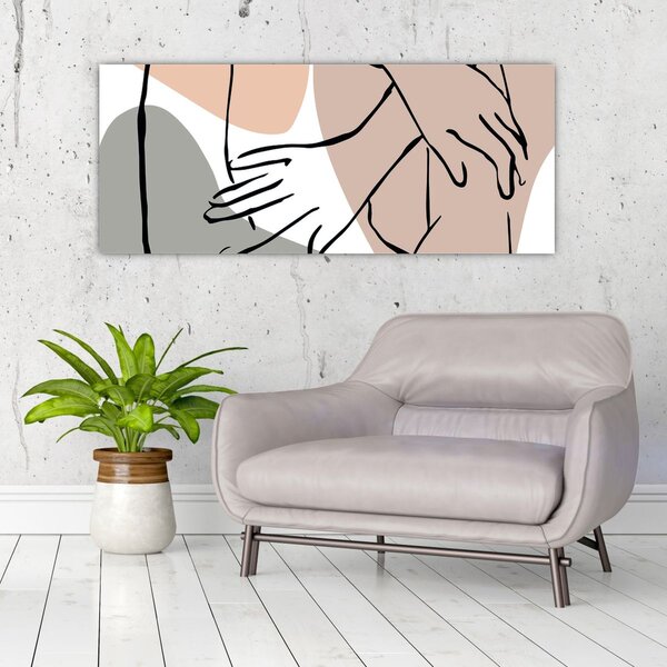 Slika - Linija ženskog tijela N⁰2 (120x50 cm)