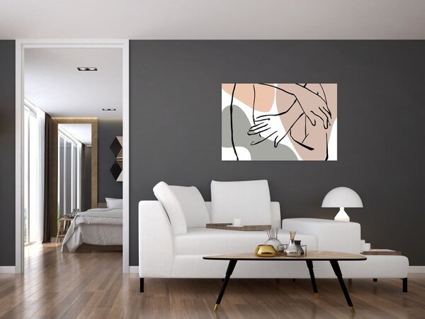 Slika - Linija ženskog tijela N⁰2 (90x60 cm)