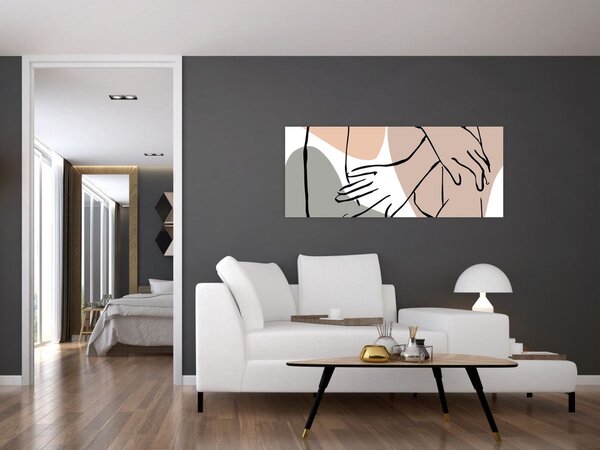Slika - Linija ženskog tijela N⁰2 (120x50 cm)