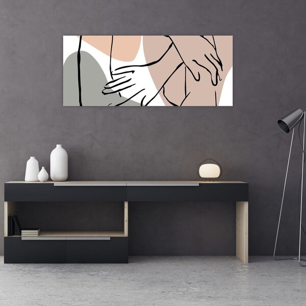 Slika - Linija ženskog tijela N⁰2 (120x50 cm)