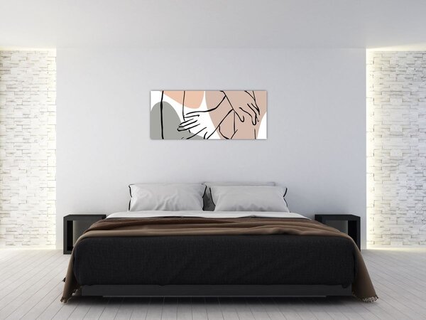 Slika - Linija ženskog tijela N⁰2 (120x50 cm)