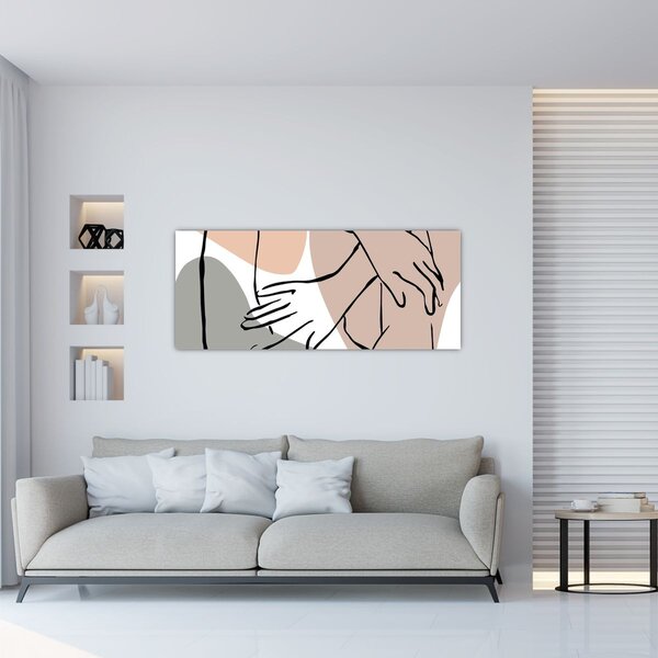 Slika - Linija ženskog tijela N⁰2 (120x50 cm)