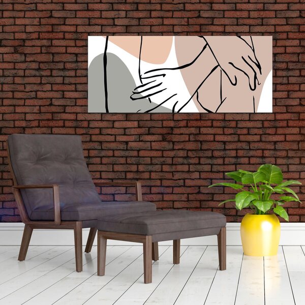 Slika - Linija ženskog tijela N⁰2 (120x50 cm)