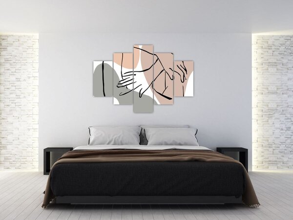 Slika - Linija ženskog tijela N⁰2 (150x105 cm)