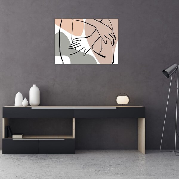 Slika - Linija ženskog tijela N⁰2 (70x50 cm)