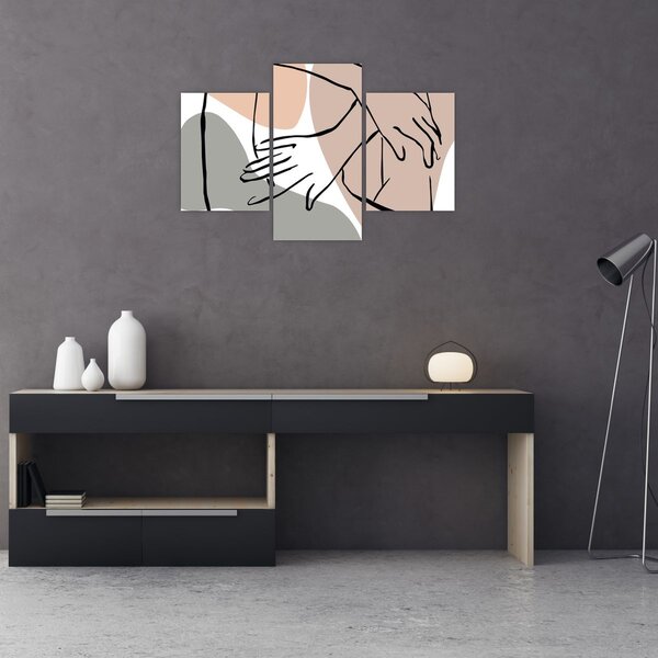Slika - Linija ženskog tijela N⁰2 (90x60 cm)