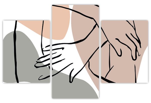 Slika - Linija ženskog tijela N⁰2 (90x60 cm)