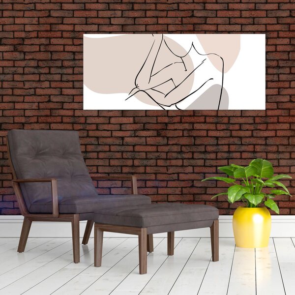 Slika - Linija ženskog tijela N⁰1 (120x50 cm)