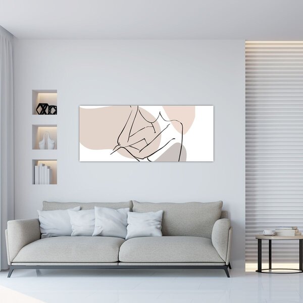 Slika - Linija ženskog tijela N⁰1 (120x50 cm)