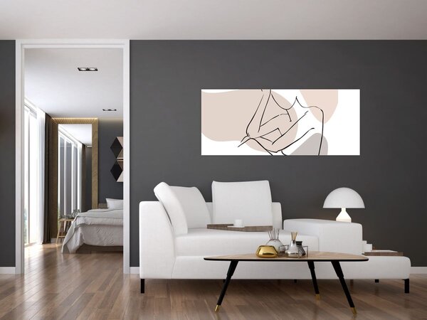 Slika - Linija ženskog tijela N⁰1 (120x50 cm)