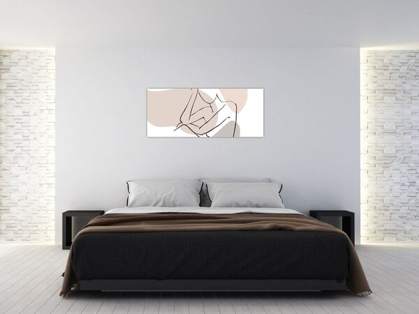 Slika - Linija ženskog tijela N⁰1 (120x50 cm)