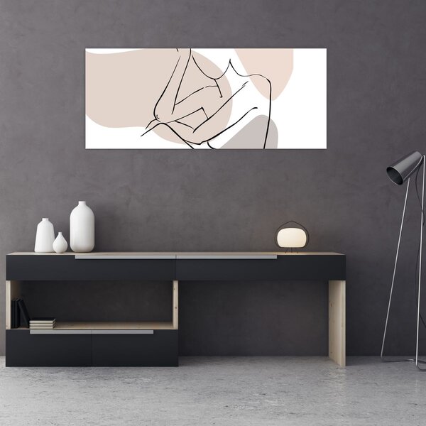 Slika - Linija ženskog tijela N⁰1 (120x50 cm)