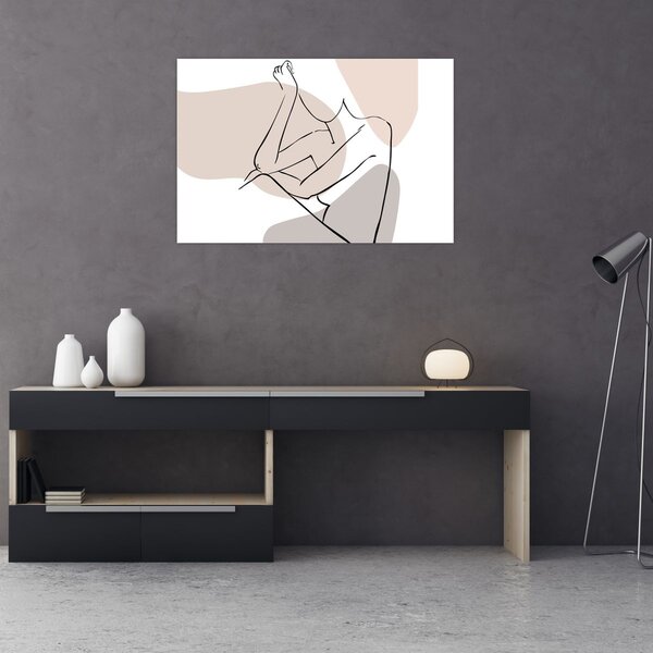 Slika - Linija ženskog tijela N⁰1 (90x60 cm)