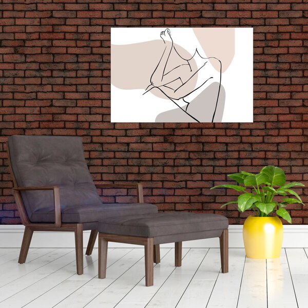 Slika - Linija ženskog tijela N⁰1 (90x60 cm)