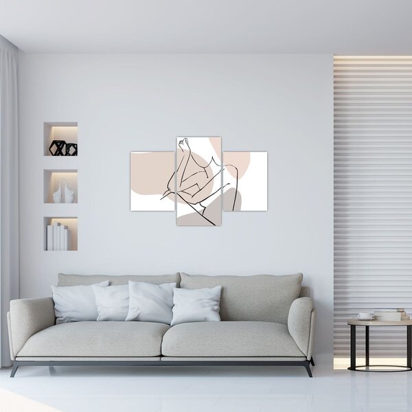 Slika - Linija ženskog tijela N⁰1 (90x60 cm)